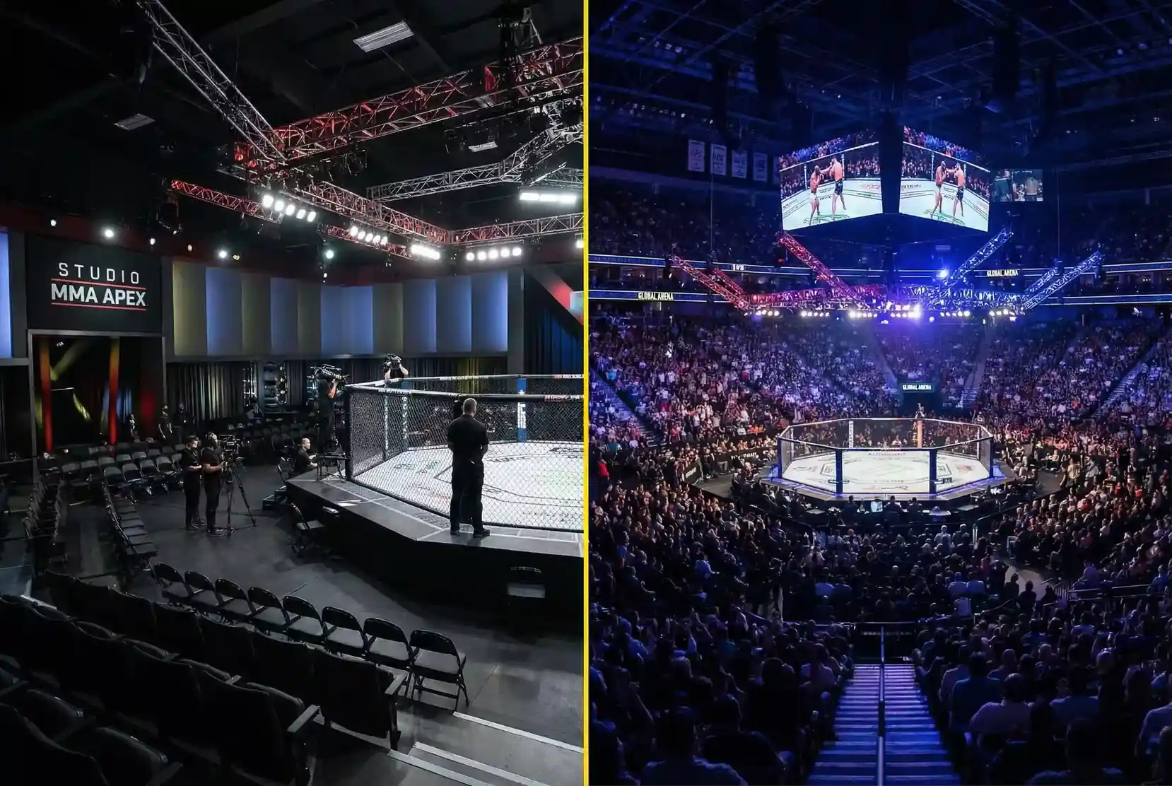 UFC Apex vs Arena: Location-Faktoren bei MMA-Wetten